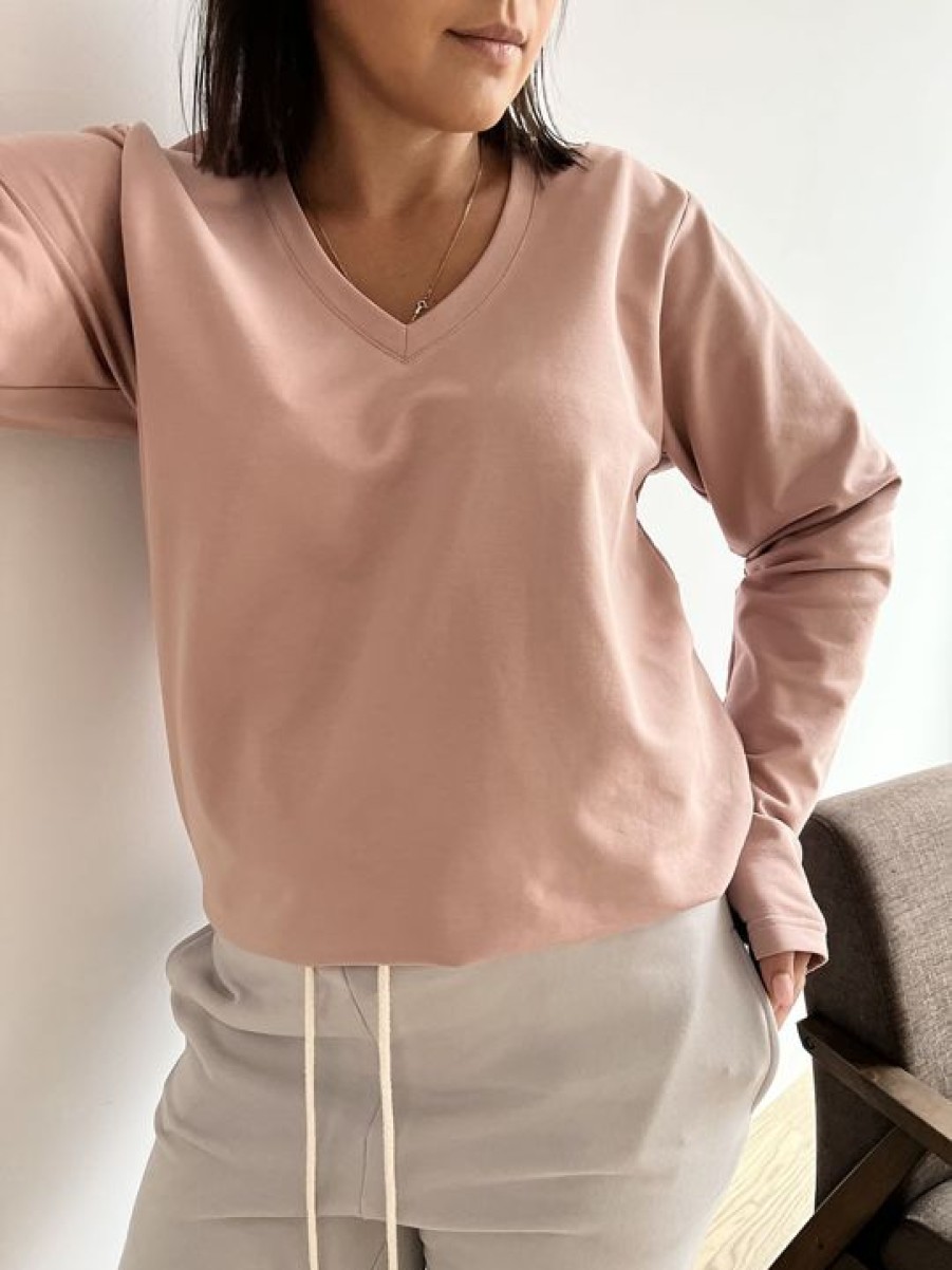 Ubrania preska | Longsleeve Assia Blush