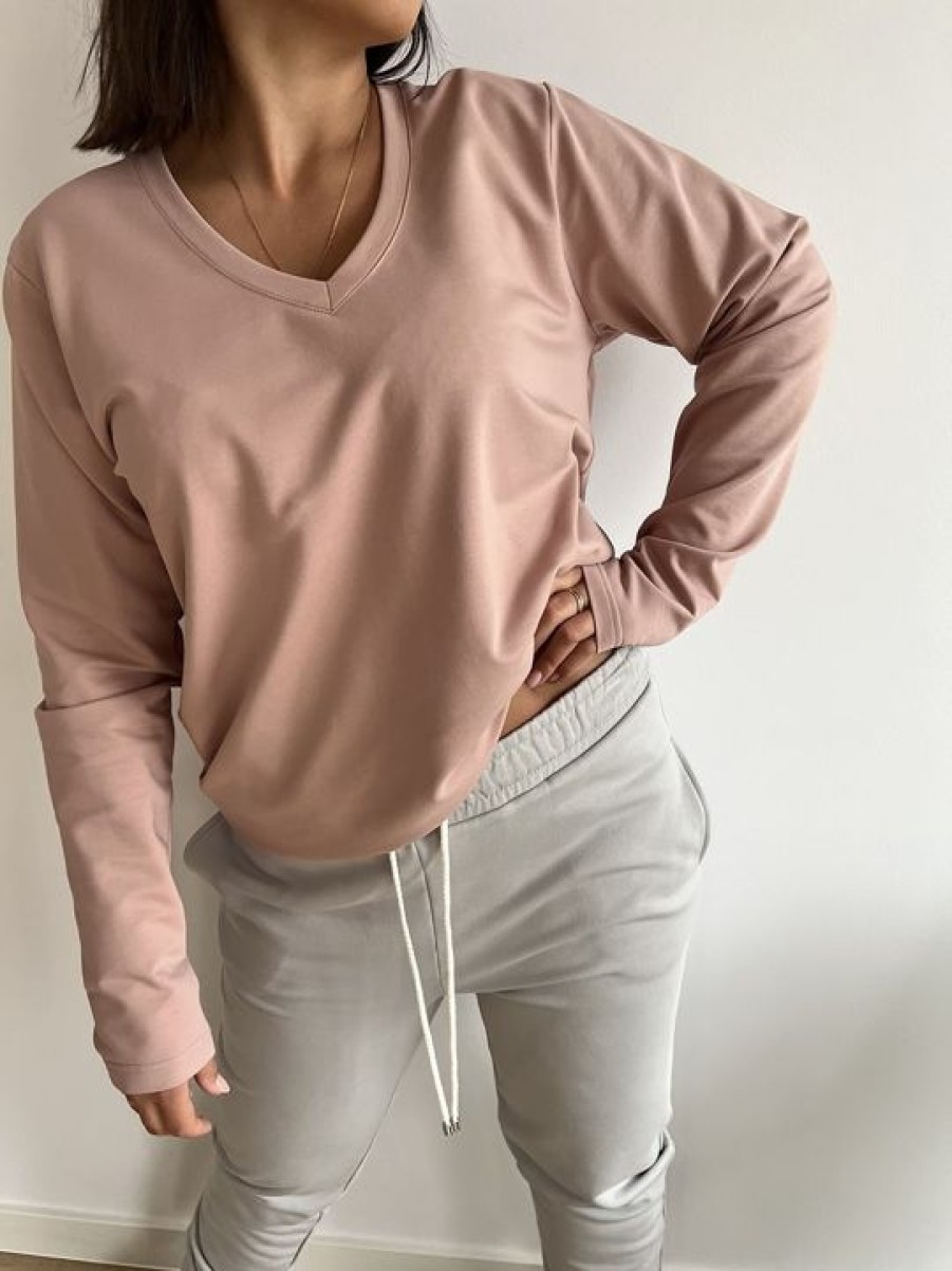 Ubrania preska | Longsleeve Assia Blush