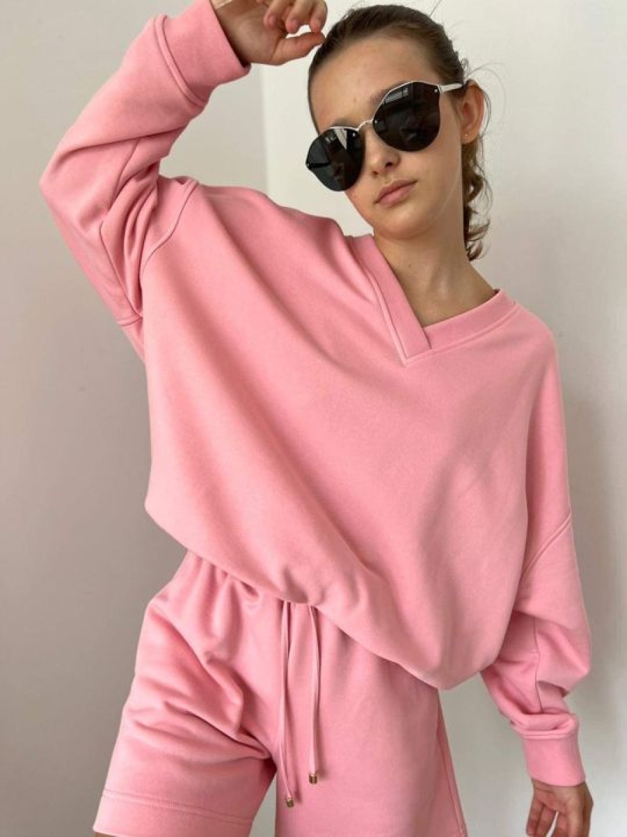 Ubrania preska | Bluza Elda V Light Pink