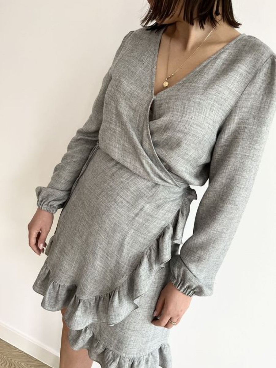 Ubrania preska | Sukienka Wrap Ness Gray